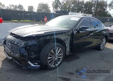 2019 Infiniti Q50 3.0T Luxe from USA, damaged, VIN JN1EV7AR8KM552583